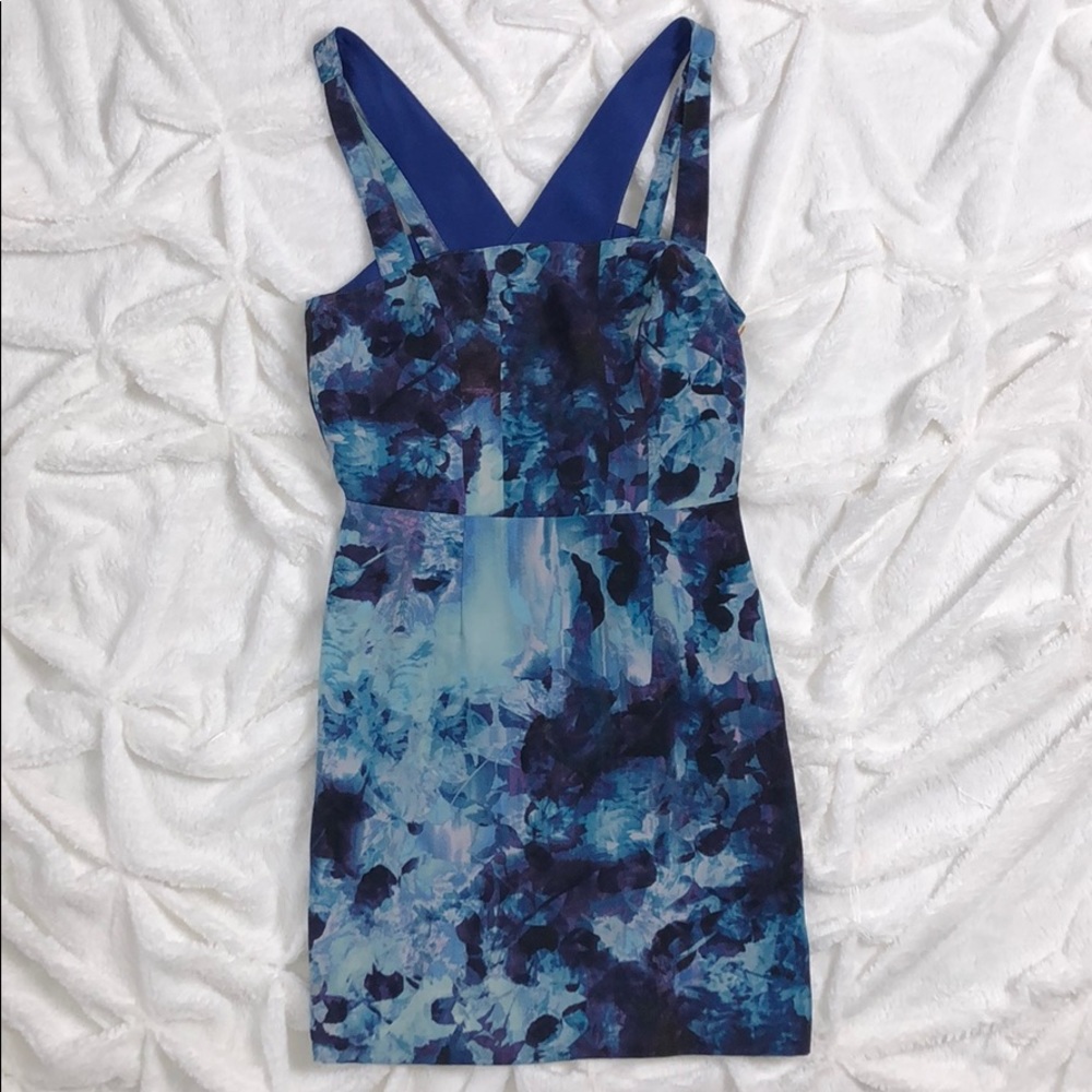 Silence + Noise Dress. Blue/Purple. Sz. 0